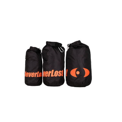 NeverLost Dry Bag Set Vanntette pakkeposer i 4,6 og 8 liter